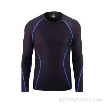 Compression Mens New à manches longues Shirt Gym Gym